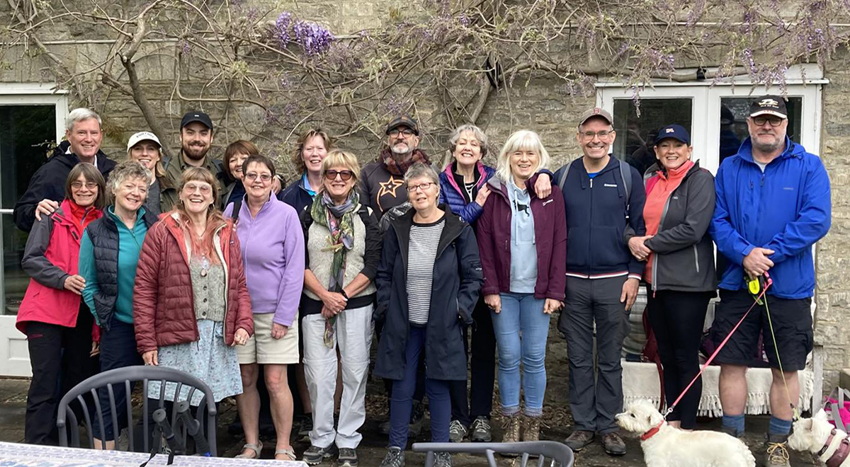 Walking the Thames path for Alexis